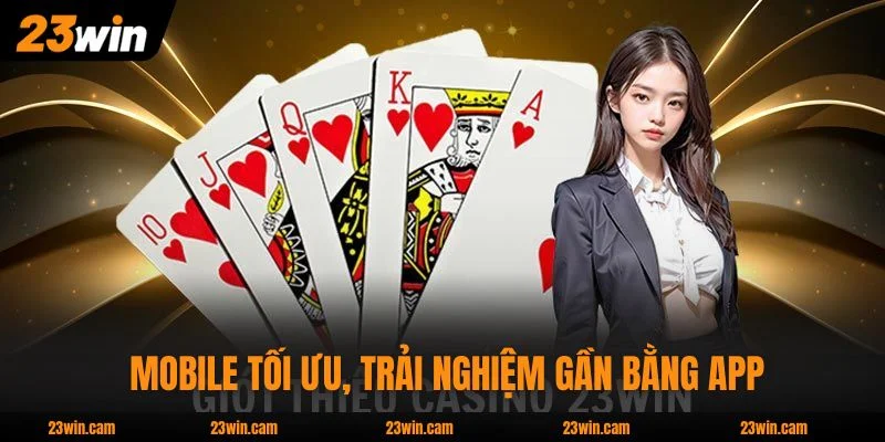 Web mobile tối ưu, trải nghiệm gần bằng app chuyên dụng